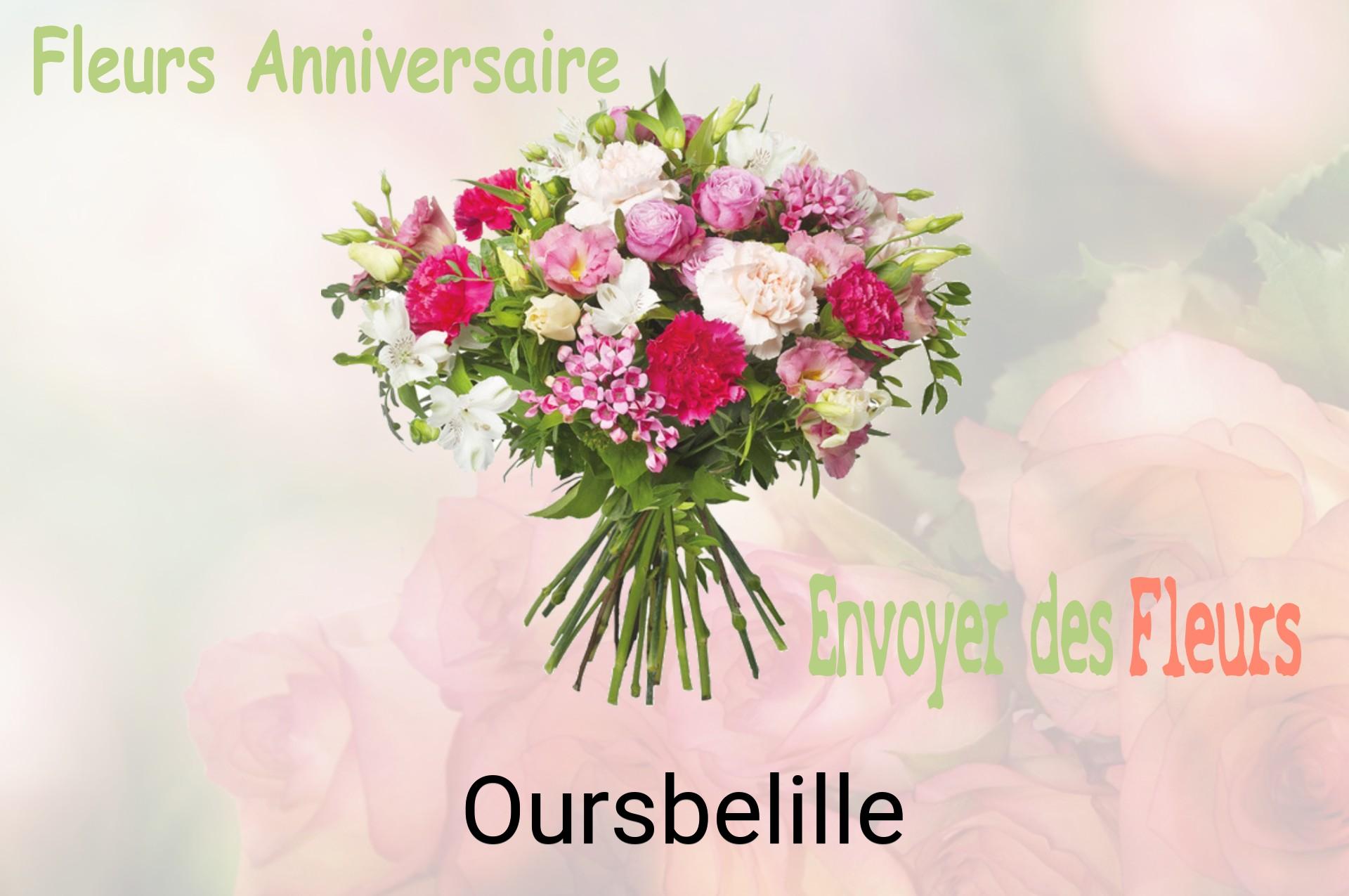 Bouquet de fleurs d’anniversaire livré à Oursbelille